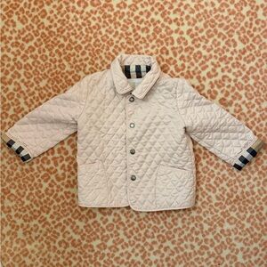 Burberry Quilted Pink Baby Coat